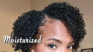 Moisturized wash and go for | dry Natural Hair |