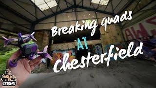 Breaking quads at Chesterfield  #fpv