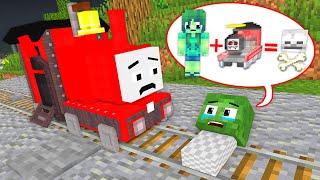 Monster School : Poor Zombie and Choo Choo Charles vs TIMOTHY GHOST TRAIN - Minecraft Animation