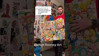 Drawing Recess Gang on Canvas #satisfying #art #quicksketch #drawing #shorts