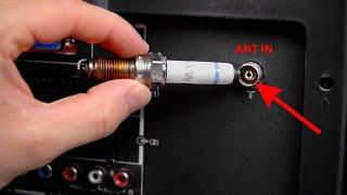 Secret TV Antenna from Spark Plug! Catch all channels for free