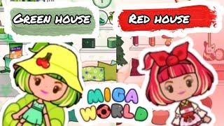 AESTHETICS OF GREEN HOUSE AND RED HOUSE | Toca Nanda