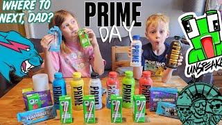 New Rare Prime Hydration Review Mr Beast Feastables Karl Gummies Unspeakable JuiceBlox Crocks Charms