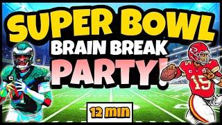 Super Bowl Brain Break Party | Football Chase & Freeze Dance | Just Dance