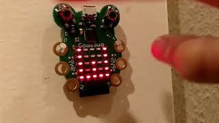 Kids room electronic door code with CodeBug (Arduino based)