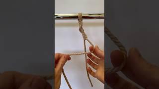 How to Create a Half Hitch Knot Spiral in Macrame (starting from right) #macrametutorial #diymacrame