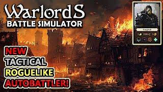 This NEW Deckbuilder Roguelike Will Reward Or Punish Your Tactics! ORCS! | Warlords Battle Simulator