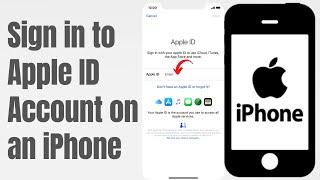 How to Sign in to Your Apple ID Account on an iPhone