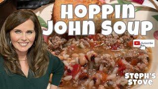 Hoppin John Soup - Hearty, Quick, and Easy One Pot Recipe - Steph’s Stove