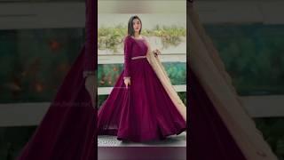 Party wear anarkali gown #shorts #youtubeshorts #gown #trendingshorts #shortsfeed #viralvideo #short