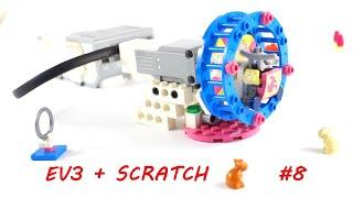 Lego® Friends Hamster Wheel controled by EV3 motor in Scratch