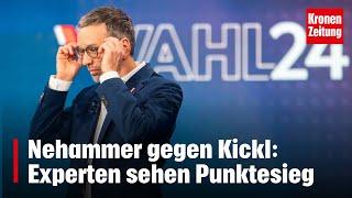 Nehammer gegen Kickl: Experten sehen Punktesieg | krone.tv NEWS