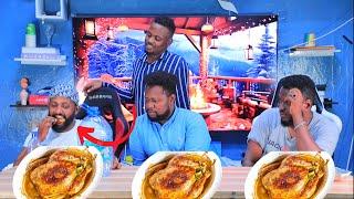 FULL CHICKEN CHALLENGE: BAABA JEEY OO CASHIR U DHIGAY KABTAN BAARA & IDIRISKA