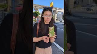 McDonald’s Japan's first-ever matcha pie. #japan #tokyo #japanese #travel #shorts #mcdonalds