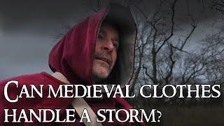 What is it like to ride in a storm in MEDIEVAL clothing?