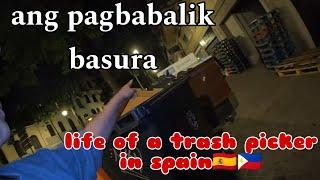 Dumpster diving PINAY IN SPAIN  | trash picker | free food | grocery food waste