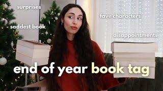 end of year book tag  disappointments, surprises, fave characters & more