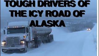 Navigating These Very Challenging Routes of ICY RD.Of ALASKA #extremetruckers