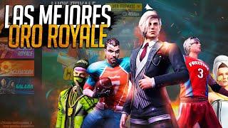 TOP 6 MEJORES ORO ROYALE de FREE FIRE