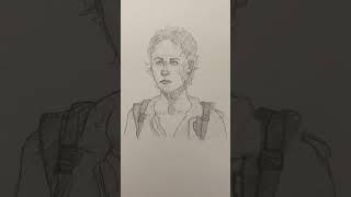 Drawing Walking Dead Characters #walkingdead #machonne #maggie #carol #glenn