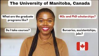 University of Manitoba Graduate Programs | MSc & PhD scholarships | Assistantships | Courses