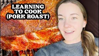 Learning To Cook Series - Pork Roast & Funeral Potatoes - cooking vlog - EASY RECIPE - 10