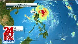 24 Oras Weekend Part 1 - Typhoon Julian sa norte; 6 patay sa Tondo fire; "Patok" sumalpok; atbp.