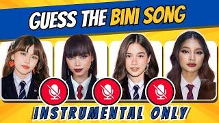 Guess the BINI Song by its INSTRUMENTAL | BINI Quiz Challenge