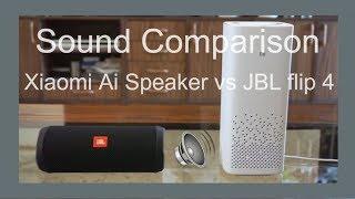 Xiaomi AI speaker vs JBL flip 4 - sound comparison