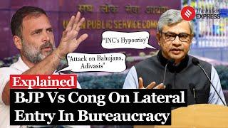 BJP Vs Congress On Lateral Entry In Bureaucracy: What is Lateral Entry & Why Are There No Quotas?