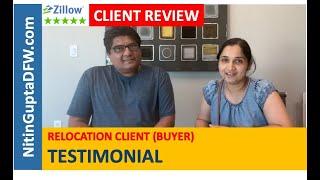 First Time Home Buyer Testimonial - Dallas Relocation Expert | Real Estate Agent Testimonial