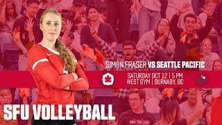 SFU Volleyball: Red Leafs vs Seattle Pacific - October 12th, 2024