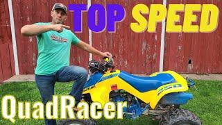 Suzuki Quadracer TOP SPEED Test!