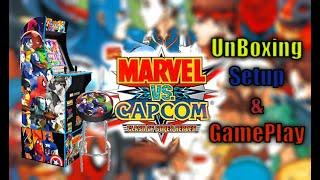 Marvel VS Capcom Arcade1up Unboxing, Gameplay, and thoughts!!!