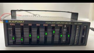 Blaupunkt equalaizer amplifier BEA 80 test