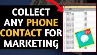 How To Extract Phone Numbers For Free (Phone Number Extractor)