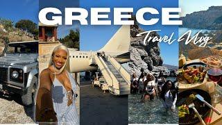 I FLEW to GREECE 1st class 7k FLIGHT+ GIRLS TRIP + EXCURSIONS , TURN UP , VACATION TRAVEL VLOG