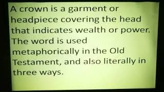 Revelation Part- 23. Topic - Crown of Life by - Dr.S.G.Benjamin