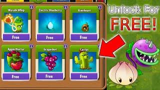 How to Unlock Premium Plants for FREE! - (WORKING 2024) - Plants Vs Zombies 2 - Android