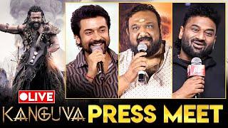 Live : Kanguva Press Meet | Suriya | Bobby Deol | Devi Sri Prasad | Siva | Dishapatani | Cineulagam