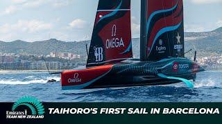 Taihoro's First Sail In Barcelona