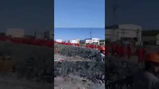 Рабочие подрядной организации Эста Констракшен (турецкая международная компания) объявили забастовку