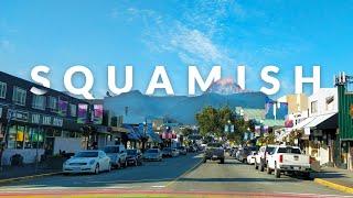 Squamish Downtown Drive 4K - British Columbia, Canada