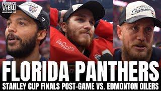 Matthew Tkachuk, Seth Jones & Florida Panthers On-Ice Reactions to Back-to-Back Stanley Cup Wins
