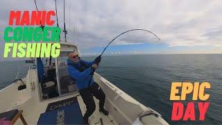 MANIC CONGER FISHING!! [sea fishing uk]