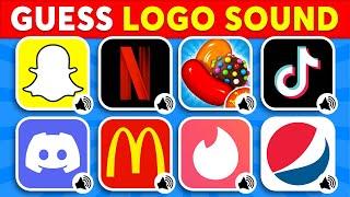 Guess The Logo Sound  McDonald's, Tiktok, Netflix, Pepsi | Logo Quiz 2024 | Quiz Sloth