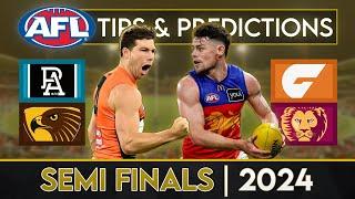 AFL Semi Finals, 2024 - Tips & Predictions