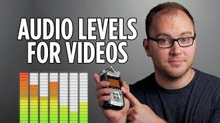 Audio Levels for Video Recording and Editing - Video 101 Episode 1