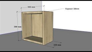 CURSO DE MELAMINA - AMOBLANDO CLASE Nº 1 - Mueble basico