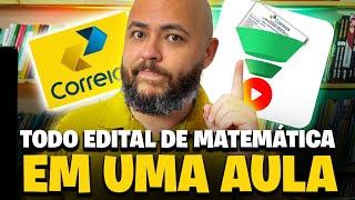 AULA ESPECIAL: RESUMÃO DE MATEMÁTICA CONCURSO CORREIOS 2024